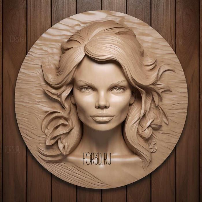 pamela anderson 2 stl model for CNC